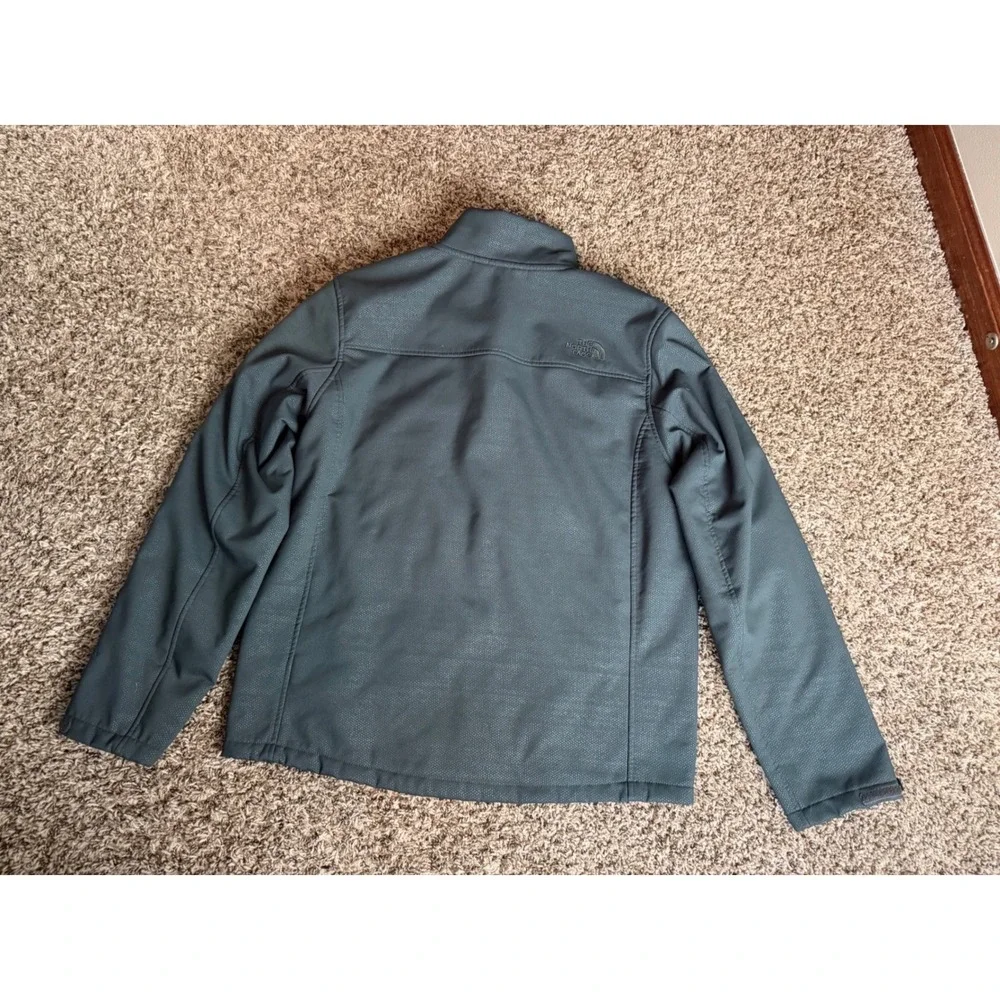 The North Face Apex Bionic 2 Softshell Jacket Grey Fleece Lined NF0A2TBA Mens L